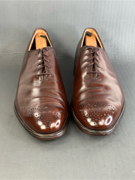 Allen Edmonds vintage Berkley brown leather Oxford shoes men’s size 9D main image 7
